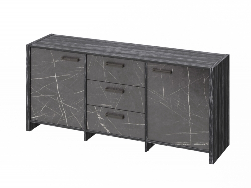 Тумба трехсекционная FB-13-01.G. Древесина Графит/Камень Пьетра Гриджиа черный Тумба трехсекционная FB-13-01.G. Древесина Графит/Камень Пьетра Гриджиа черный