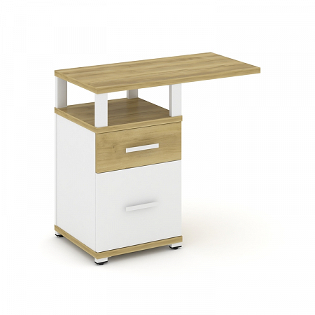 Тумба приставная с 1 ящиком Concept CN.TUS-004 W