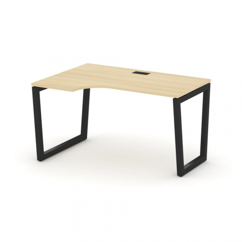 Style Project Стол рабочий эргоном. SN-5T2.SPA-022(L) Акация Лорка/Металл Антрацит/Заглушка Пластик фото 5