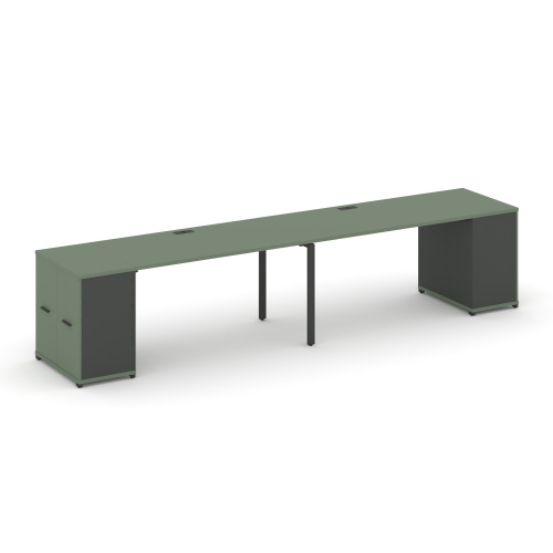 Бенч-система с опорными распашными шкафами Concept CN.ORS-218 фото 2