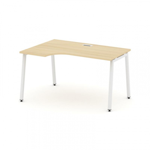 Style Project Стол рабочий эргоном. SN-4A.SPA-022(L) Антрацит/Металл Антрацит 1580*800/980*750 фото 19