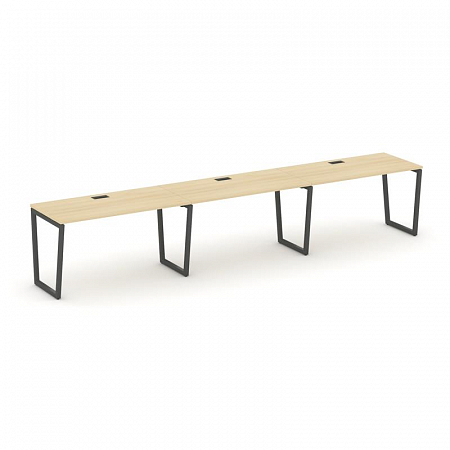 Style Project Рабочая станция 1 сторон. SN-4T2.ORS-042 Акация Лорка/Металл Антрацит/Заглушка Пластик