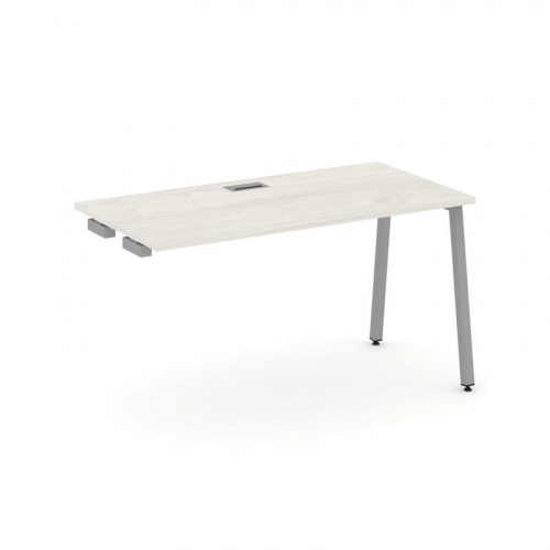 Style Project Стол-приставка к опор. элем. SN-4A.OPRS-013 Антрацит/Металл Белый 1380*700*750 фото 3 Style Project Стол-приставка к опор. элем. SN-4A.OPRS-013 Антрацит/Металл Белый 1380*700*750 фото 3