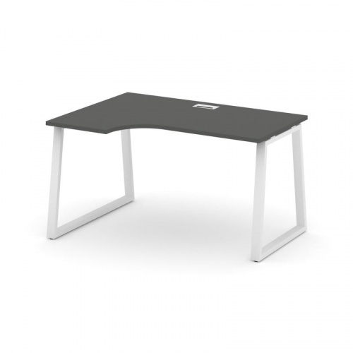 Style Project Стол рабочий эргоном. SN-6T1.SPA-001(L) Акация Лорка/Металл Антрацит/Заглушка Пластик фото 19