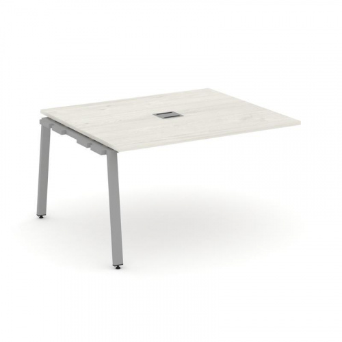 Style Project Проходной наб. элем. перег. стола SN-6A.NSPRG-034 Дуб Наварра/Металл Белый 1580*1180*7 фото 11