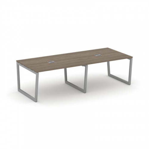 Style Project Стол переговорный SN-5T2.SPRG-044 Акация Лорка/Металл Антрацит/Заглушка Металл Антраци фото 14