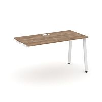 Style Project Стол-приставка к опор. элем. SN-6A.OPRS-014 Дуб Табак/Металл Белый 1580*700*750