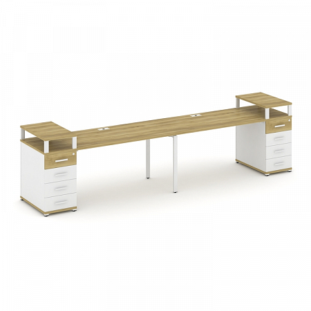 Бенч-система на 2 места с 2 опорными тумбами Concept CN.ORS-427