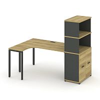 Стол эргономичный с опорным распашным шкафом Concept CN.SA-215(L)