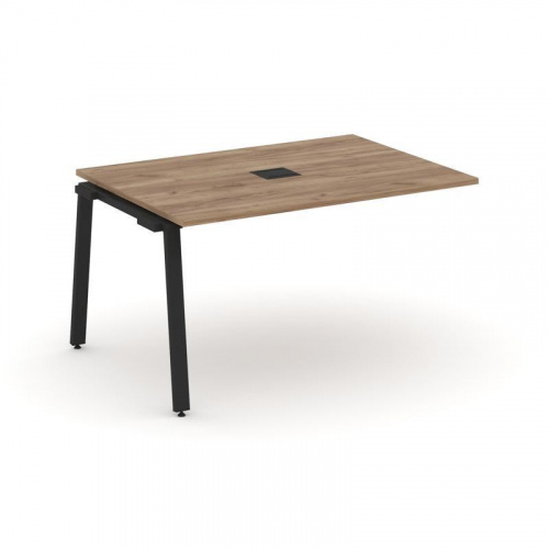 Style Project Проходной наб. элем. перег. стола SN-6A.NSPRG-001 Дуб Табак/Металл Белый 980*980*750 фото 16