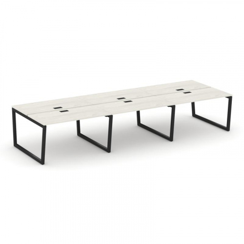 Style Project Рабочая станция 2-х сторон. SN-5T2.DRS-062 Акация Лорка/Металл Антрацит/Заглушка Пласт фото 7