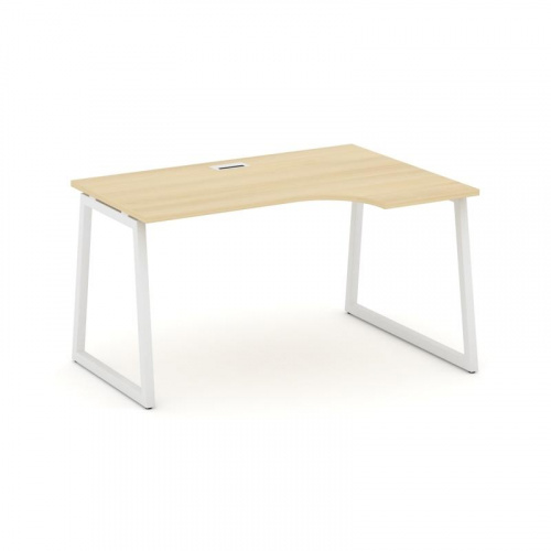 Style Project Стол рабочий эргоном. SN-4T1.SPA-001(R) Акация Лорка/Металл Антрацит/Заглушка Пластик фото 27