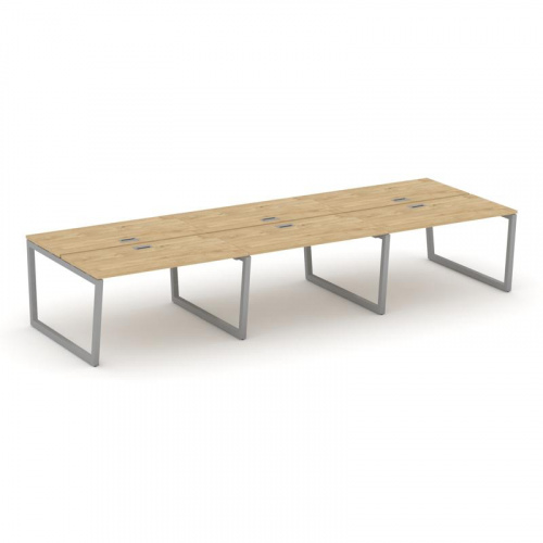 Style Project Рабочая станция 2-х сторон. SN-5T2.DRS-062 Акация Лорка/Металл Антрацит/Заглушка Пласт фото 2