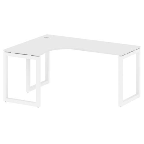 Стол криволинейный левый на О-обр. м/к Metal System Quattro 50БО.СА-4 (L) фото 6