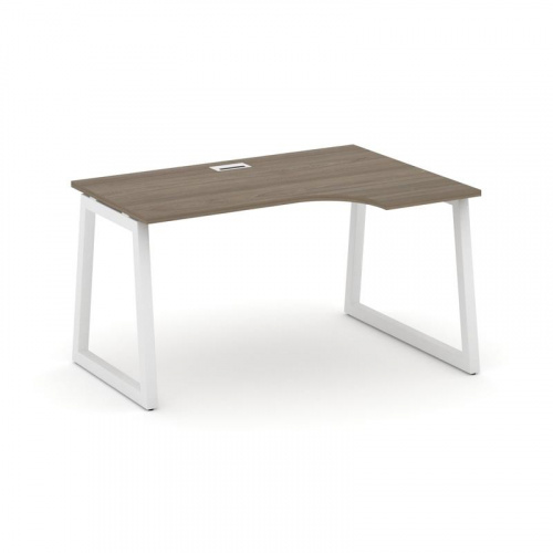 Style Project Стол рабочий эргоном. SN-5T1.SPA-001(R) Акация Лорка/Металл Антрацит/Заглушка Пластик фото 15