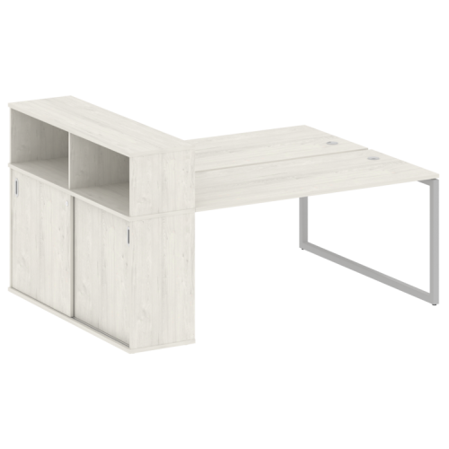 Бенч-система с шкафом-купе на О-обр. м/к Metal System Quattro 40БО.РС-СШК-2.4 фото 9