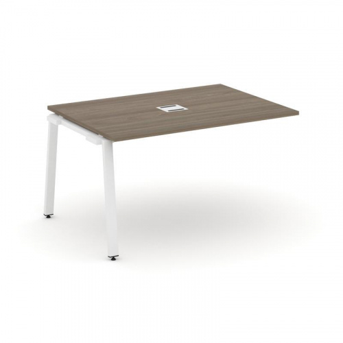 Style Project Проходной наб. элем. перег. стола SN-6A.NSPRG-001 Дуб Табак/Металл Белый 980*980*750 фото 21