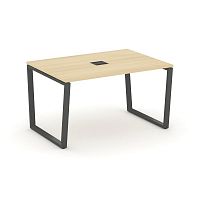 Style Project Стол переговорный SN-6T2.SPRG-001 Акация Лорка/Металл Антрацит/Заглушка Металл Антраци