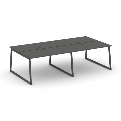 Style Project Рабочая станция 2-х сторон. SN-4T1.DRS-054 Акация Лорка/Металл Антрацит/Заглушка Пласт фото 14