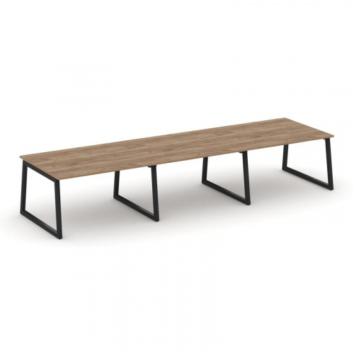 Style Project Стол переговорный SN-5T1.SPRG-053.3 Акация Лорка/Металл Антрацит 4140*1180*750 фото 10