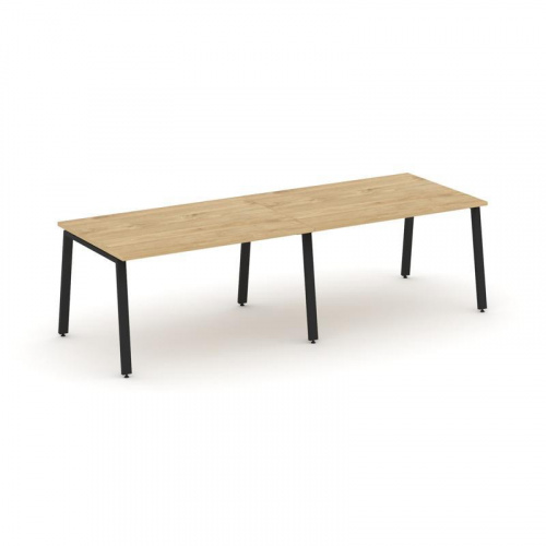 Style Project Стол переговорный SN-6A.SPRG-014.3 Дуб Наварра/Металл Белый 3160*980*750 фото 6