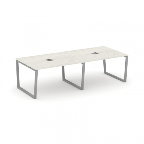 Style Project Стол переговорный SN-6T2.SPRG-044 Акация Лорка/Металл Антрацит/Заглушка Металл Антраци фото 12