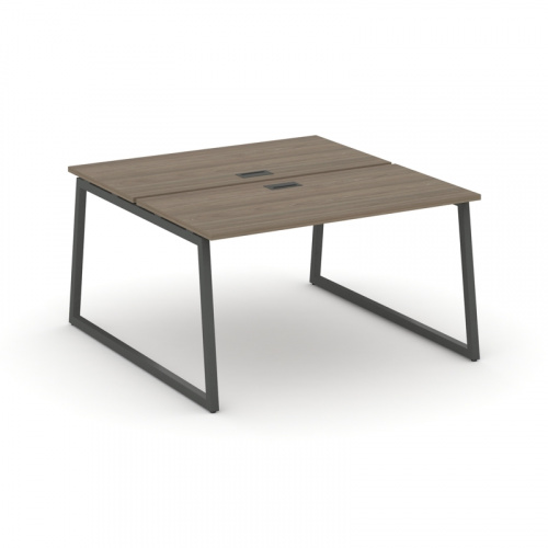 Style Project Рабочая станция 2-х сторон. SN-4T1.DRS-022 Акация Лорка/Металл Антрацит/Заглушка Пласт фото 12