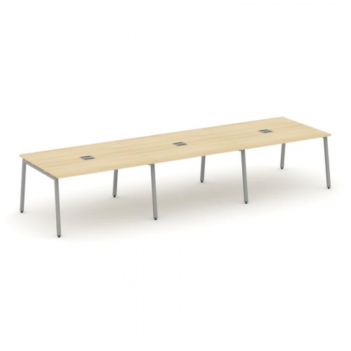 Style Project Стол переговорный SN-4A.SPRG-053 Антрацит/Металл Белый 4410*1180*750 фото 7