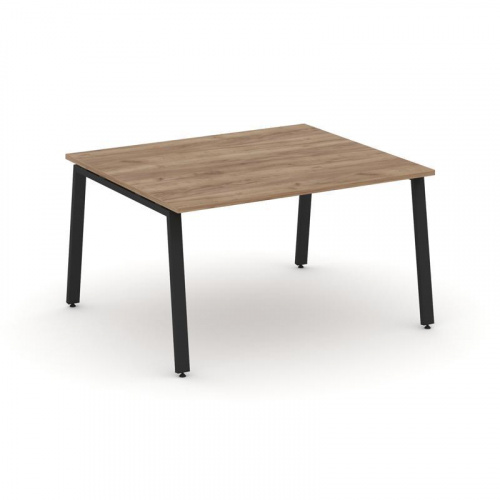 Style Project Стол переговорный SN-6A.SPRG-032.3 Тиквуд Светлый/Металл Белый 1180*1180*750 фото 5