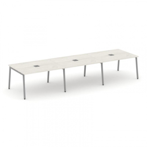 Style Project Стол переговорный SN-4A.SPRG-053 Антрацит/Металл Белый 4410*1180*750 фото 3