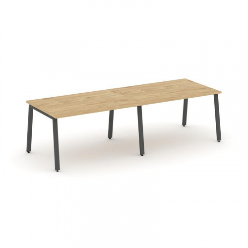 Style Project Стол переговорный SN-6A.SPRG-014.3 Дуб Наварра/Металл Белый 3160*980*750 фото 27