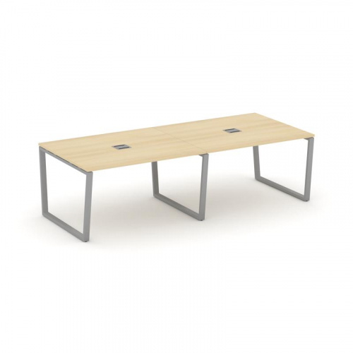 Style Project Стол переговорный SN-6T2.SPRG-044 Акация Лорка/Металл Антрацит/Заглушка Металл Антраци фото 20