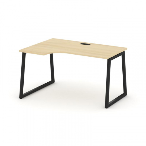 Style Project Стол рабочий эргоном. SN-4T1.SPA-021(L) Акация Лорка/Металл Антрацит/Заглушка Пластик фото 25