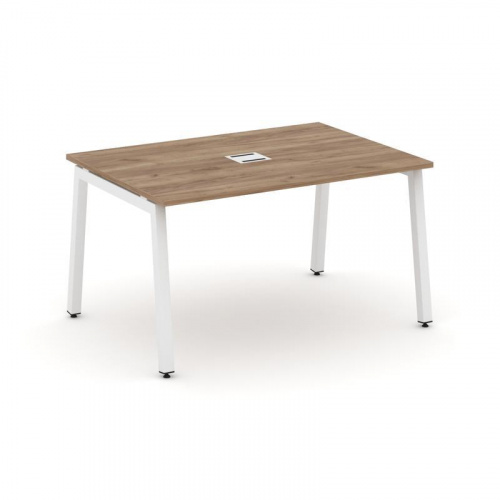 Style Project Стол переговорный SN-5A.SPRG-001 Акация Лорка/Металл Белый 980*980*750 фото 24