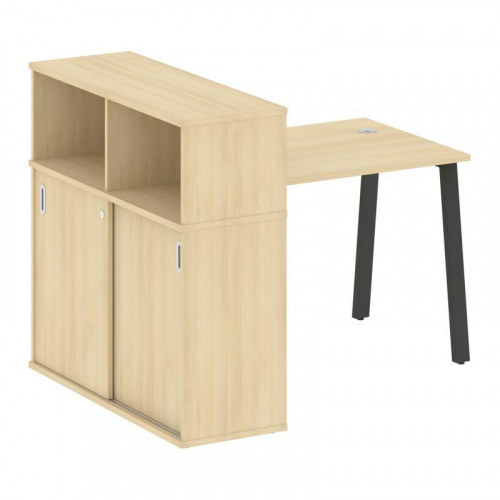 Стол письменный с шкафом-купе на А-обр. м/к Metal System БА.РС-СШК-3.1 фото 3 Стол письменный с шкафом-купе на А-обр. м/к Metal System БА.РС-СШК-3.1 фото 3