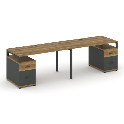 Бенч-система на 2 места с 2 опорными тумбами Concept CN.ORS-321