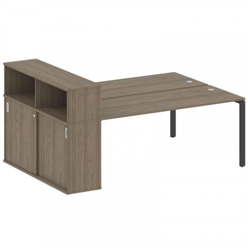 Бенч-система с шкафом-купе на П-обр. м/к Metal System БП.РС-СШК-2.5 фото 3