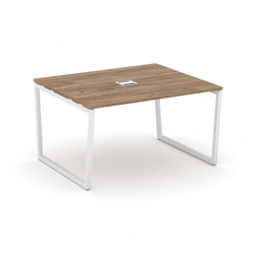 Style Project Стол переговорный SN-4T2.SPRG-032 Акация Лорка/Металл Антрацит/Заглушка Металл Антраци фото 10