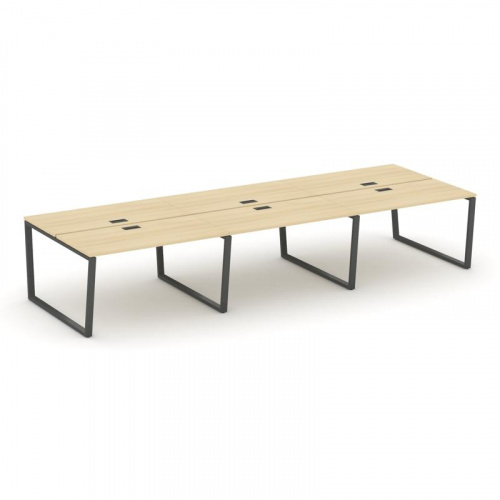 Style Project Рабочая станция 2-х сторон. SN-6T2.DRS-082 Акация Лорка/Металл Антрацит/Заглушка Пласт фото 28