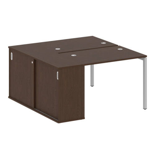 Бенч-система с шкафом-купе на П-обр. м/к Metal System Quattro 40БП.РС-СШК-1.1 фото 11