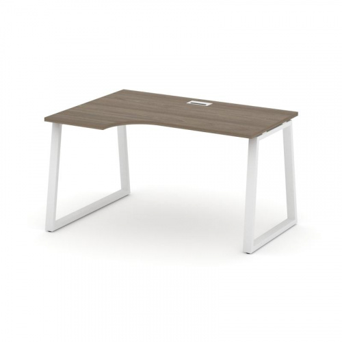 Style Project Стол рабочий эргоном. SN-6T1.SPA-001(L) Акация Лорка/Металл Антрацит/Заглушка Пластик фото 15