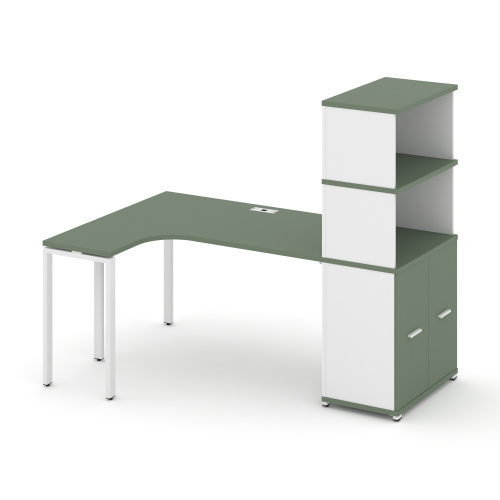 Стол эргономичный с опорным распашным шкафом Concept CN.SA-215(L)
