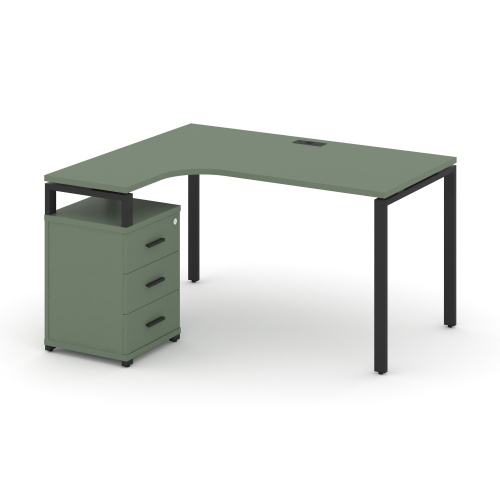 Стол эргономичный с опорной тумбой Concept CN.SA-305(L)