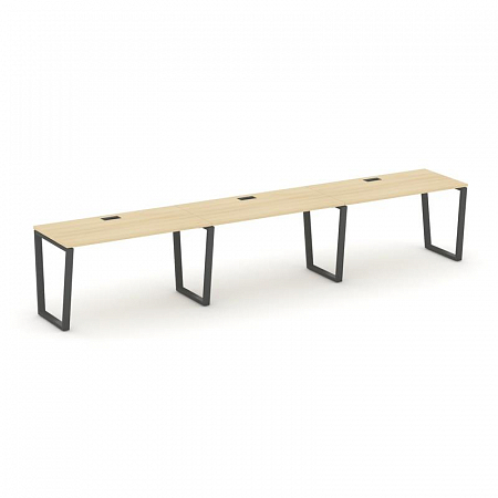 Style Project Рабочая станция 1 сторон. SN-6T2.ORS-041 Акация Лорка/Металл Антрацит/Заглушка Пластик