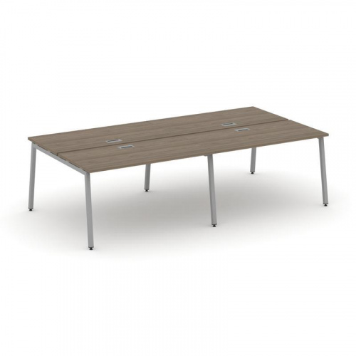 Style Project Рабочая станция 2-х сторон. SN-4A.DRS-042 Антрацит/Металл Белый 2360*1432*750 фото 2