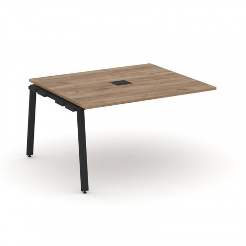 Style Project Проходной наб. элем. перег. стола SN-6A.NSPRG-034 Дуб Наварра/Металл Белый 1580*1180*7 фото 7