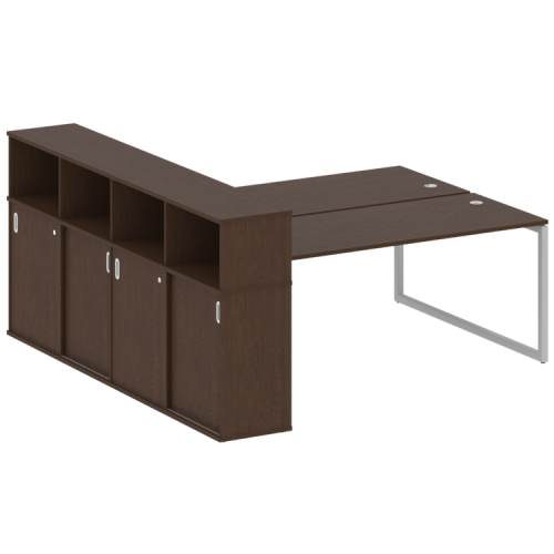 Бенч-система с шкафом-купе на О-обр. м/к Metal System Quattro 40БО.РС-СШК-4.5 фото 6