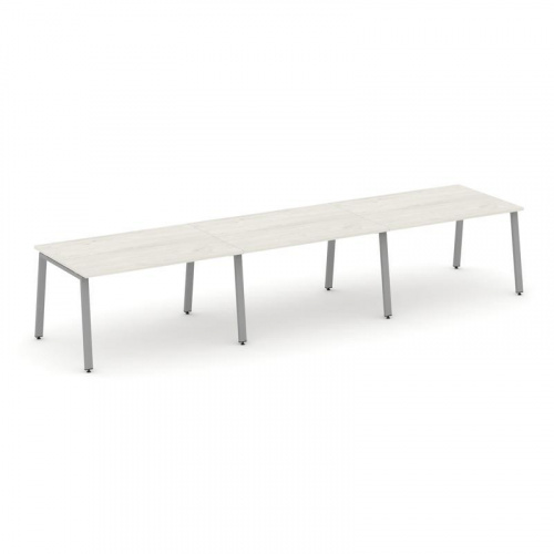 Style Project Стол переговорный SN-6A.SPRG-024.3 Тиквуд Светлый/Металл Антрацит 4740*980*750 фото 9