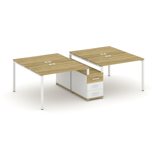 Бенч-система на 4 места с опорной тумбой Concept CN.DRS-310 фото 11