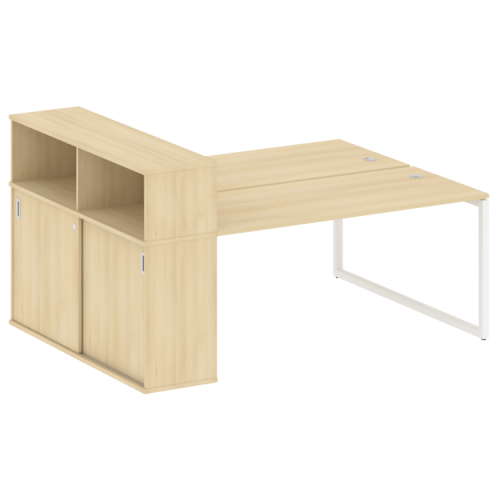 Бенч-система с шкафом-купе на О-обр. м/к Metal System Quattro 40БО.РС-СШК-2.4 фото 15